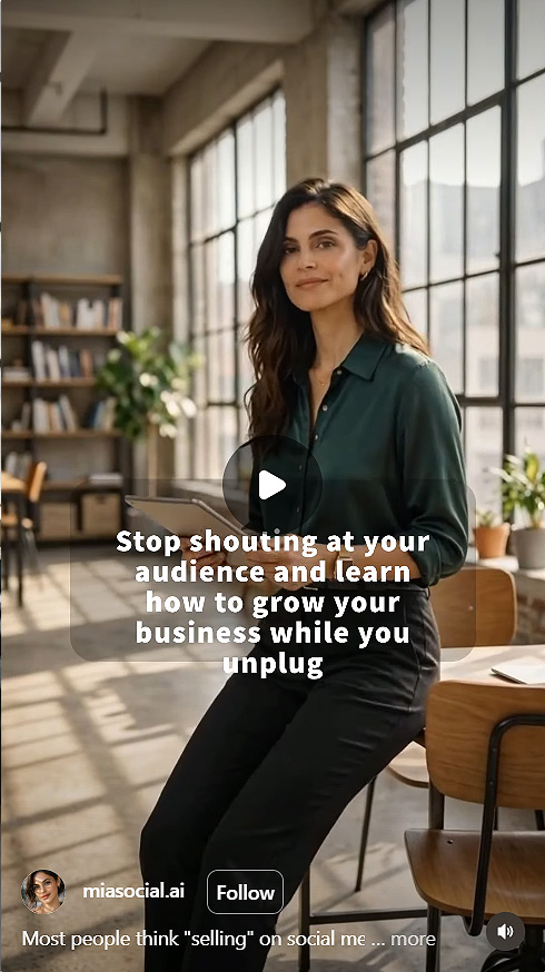 Selling on Social Media Reel